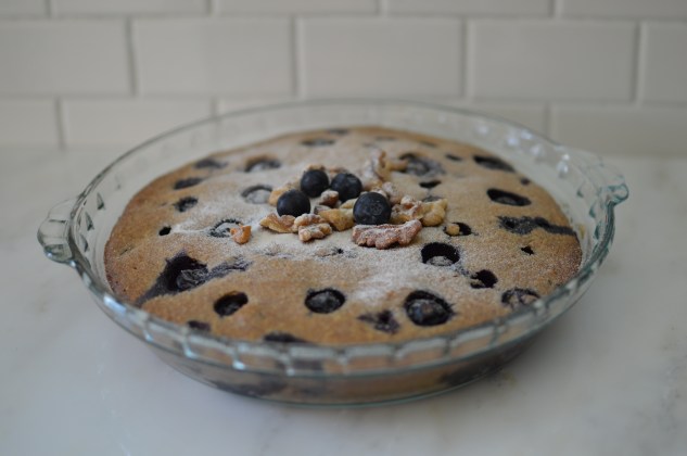 Blueberry Walnut Coffee Cake